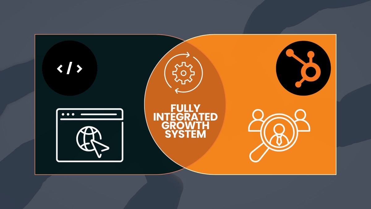 Fully integrated growth system combining a bespoke website and HubSpot CRM